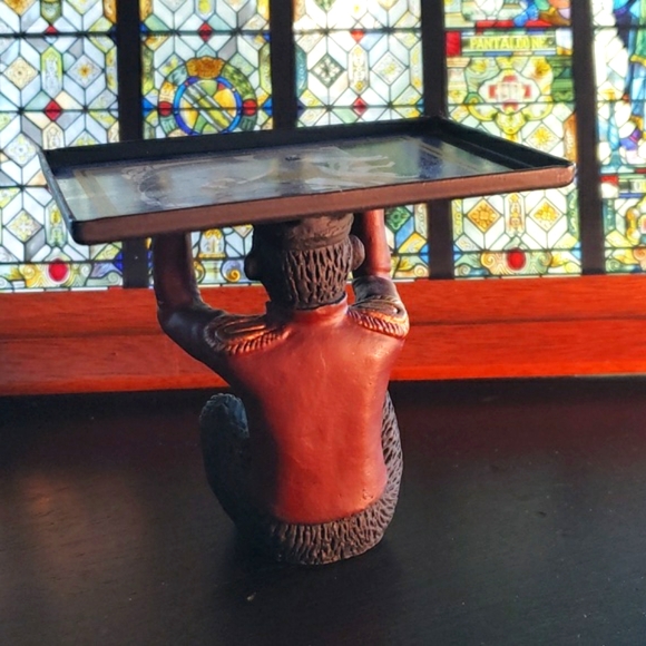 BOMBAY COMPANY - VTG Monkey Butler Business Card and Pen Holders - EVC - Picture 7 of 14